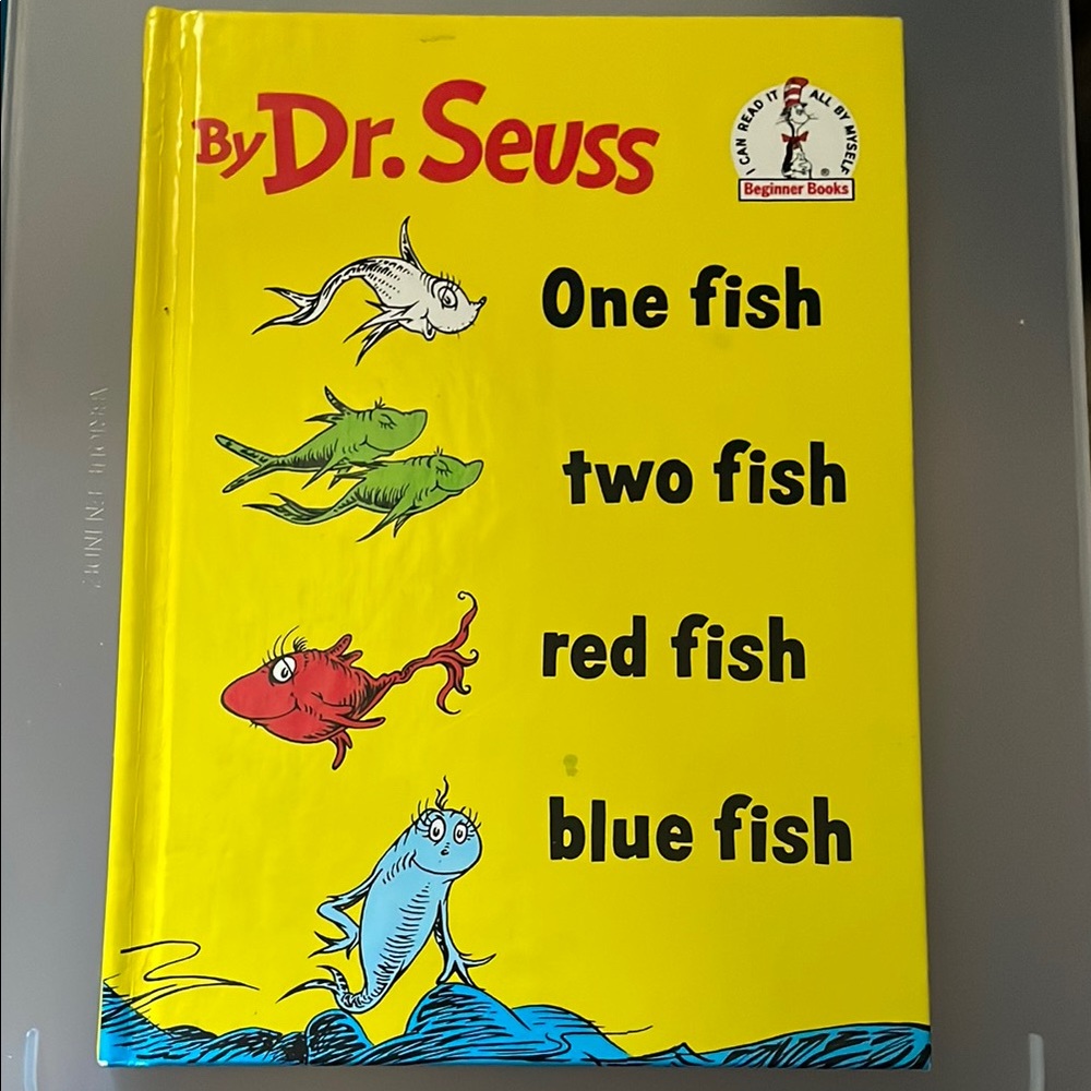 Dr. Seuss Yellow and Red Fish Book